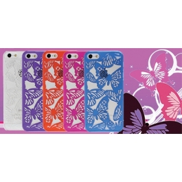 Coque iPhone 5 et 5S Gravure Papillon