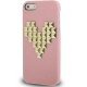 Coque iPhone 5 et 5S Cloutée Coeur