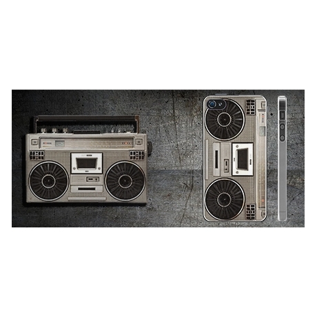 Coque iPhone 4 et 4S Radio Cassette Vintage