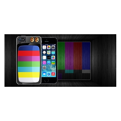 Coque iPhone 5 et 5S Télé Rétro