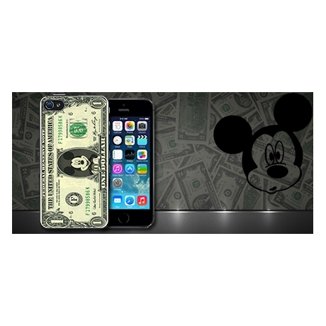 Coque iPhone 5 et 5S Dollar Mickey