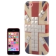 Coque iPhone 5C Drapeau clouté