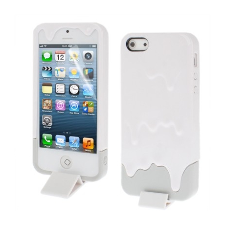 Coque de protection 3D Crème glace fondu pour iPhone 5