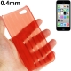 Coque ultra slim rayée (0,4 mm) pour iPhone 5C