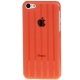 Coque ultra slim rayée (0,4 mm) pour iPhone 5C