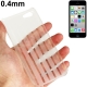 Coque ultra slim rayée (0,4 mm) pour iPhone 5C