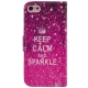 Etui iPhone 5C Keep Calm and Sparkle