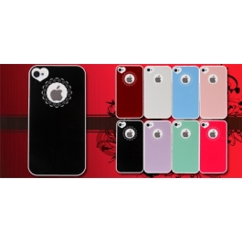 Coque iPhone 4 et 4S logo apple et objectif coeur