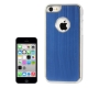 Coque iPhone 5C Métal Brossé logo Apple 