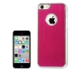 Coque iPhone 5C Métal Brossé logo Apple 