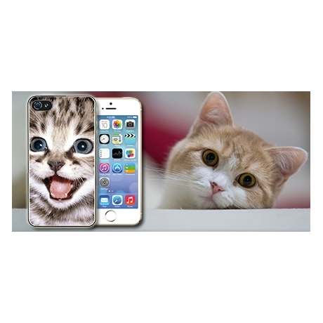 Coque iPhone 5 et 5S chat 