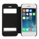 Etui cuir double view iPhone 5 et 5S