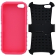 Double protection iPhone 5 coque en silicone et plastique