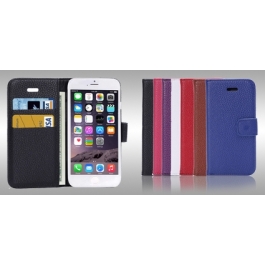 Housse porte-cartes en cuir iPhone 6 / 6S