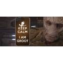 Coque iPhone 4 et 4S Keep calm I am Groot