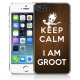 Coque iPhone 4 et 4S Keep calm I am Groot