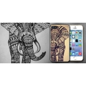 Coque iPhone 4 et 4S éléphant aztèque