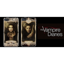 Coque iPhone 4 et 4s The Vampire Diaries - Elena & Jeremy