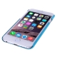Coque iPhone 6 transparente Apple man couleur bleu