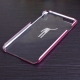 Coque iPhone 6 transparente Apple man couleur rose