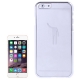 Coque iPhone 6 transparente Apple man couleur argent