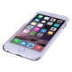 Coque iPhone 6 transparente Apple man couleur argent