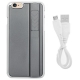 Coque iPhone 6 avec briquet intégré couleur gris