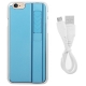 Coque iPhone 6 avec briquet intégré couleur bleu