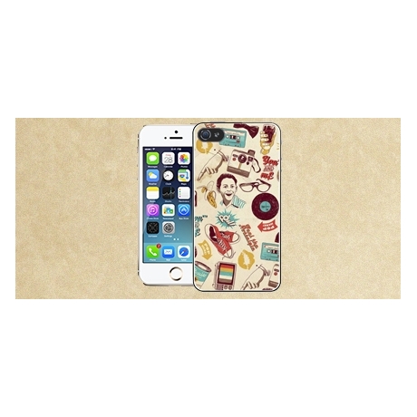 Coque iPhone 4 et 4S papier peint vintage