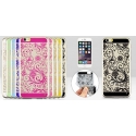 Coque iPhone 6 / 6S ultra-fine souple fleurs arabesques