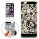 Coque iPhone 6 ultra-fine souple fleurs arabesques