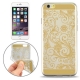 Coque iPhone 6 ultra-fine souple fleurs arabesques