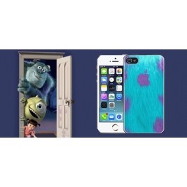 Coque iPhone 4 et 4S Monstres et Cie Fourrure