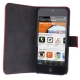 Etui en cuir iPod Touch 5 avec ouverture Flip et Stand