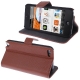 Etui en cuir iPod Touch 5 avec ouverture Flip et Stand