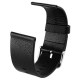 Bracelet Apple Watch (38mm) en cuir véritable - Noir 