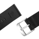 Bracelet Apple Watch (38mm) en cuir véritable - Noir 