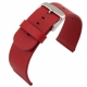 Bracelet Apple watch (42mm) en cuir véritable - Rouge