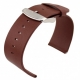 Bracelet Apple watch (42mm) en cuir véritable - Marron