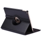 Housse iPad Air 2 texture cuir avec stand et support rotatif 