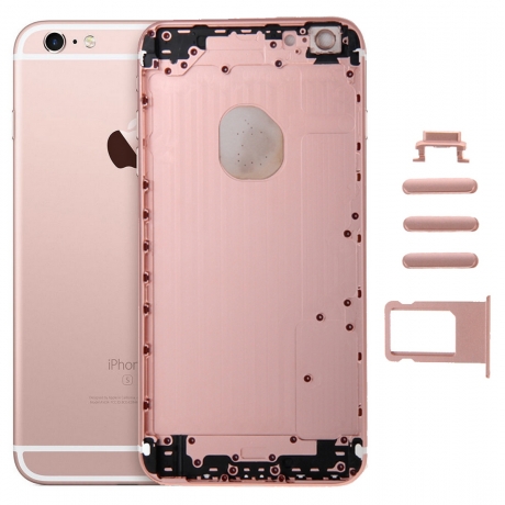 Chassis style iPhone 6S pour iPhone 6 (Or Rose)