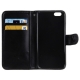 Housse Porte-Cartes en cuir iPhone 6 et 6S - Noir 