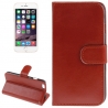 Housse Porte-Cartes en cuir iPhone 6 et 6S - Marron