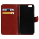 Housse Porte-Cartes en cuir iPhone 6 et 6S - Marron