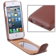 Etui de protection en cuir avec miroir pour iPhone 5 (couleur au choix)