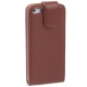 Etui de protection en cuir avec miroir pour iPhone 5 (couleur au choix)