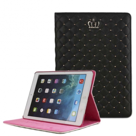 Etui iPad Air en cuir texture Plaid