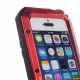 Coque iPhone waterproof anti-choc 5 / 5S / SE - Rouge