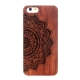 coque Iphone 6 / 6S en bois motif mandala