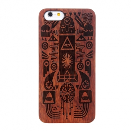 coque Iphone 6 / 6S en bois motif cartoon